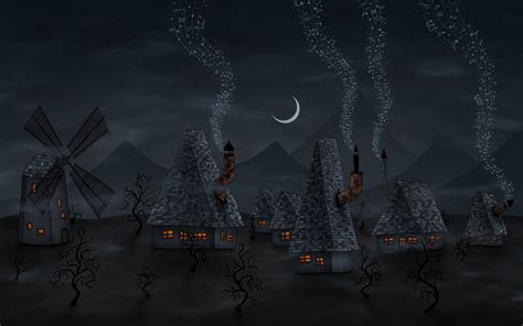 Halloween Town Wallpapers - Wallpaper Cave