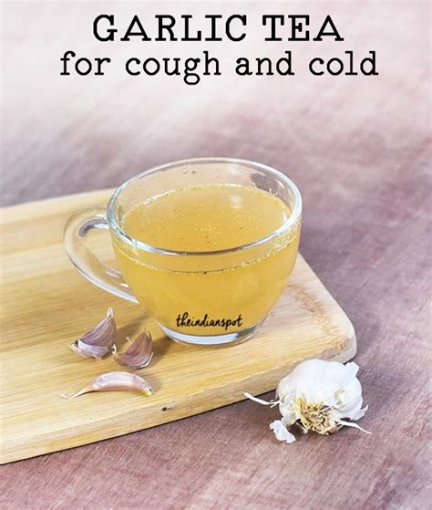 GARLIC TEA RECIPE FOR COUGH AND COLD | Garlic tea, Tea for cough, Tea ...