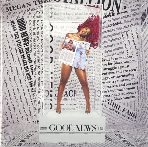 Megan Thee Stallion, Good News, Limited Edition, Cloudy Blue Clear Colored Vinyl, LP, 2020