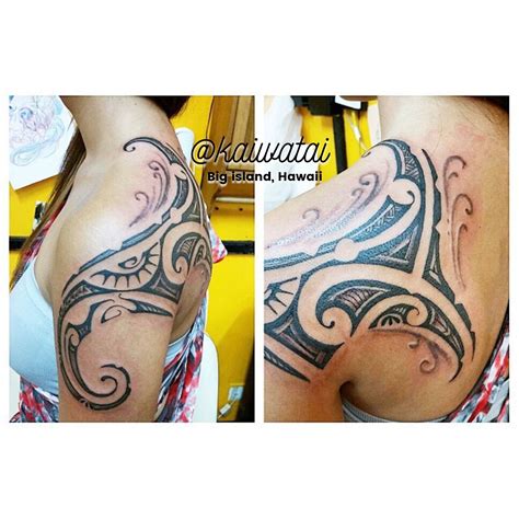 Women Polynesian Tattoo Kai Watai Big Island, Hawaii | Polynesian ...