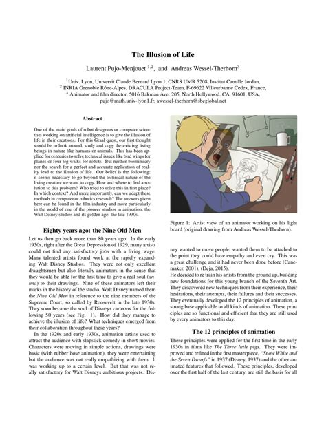 (PDF) The illusion of life