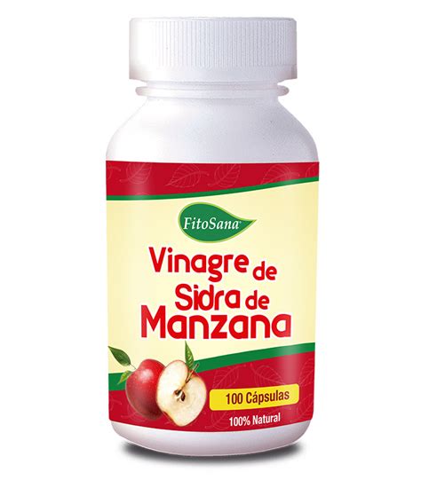 Vinagre de Sidra de Manzana - 100 Cápsulas - Fitosana Perú