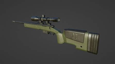 3D model Sniper Rifle M40A5 VR / AR / low-poly | CGTrader