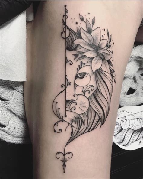 100+ Lion Tattoo Designs for Women - Tattoo Gallery - Tattoo Ideas For Girls | Lion tattoo ...