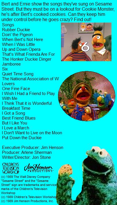 Disney Sing Along Songs: Bert and Ernie's Favorite Songs at Scratchpad ...