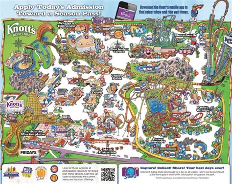 Knott's Berry Farm Map and Brochure (2024 - 1943) | ThemeParkBrochures.net