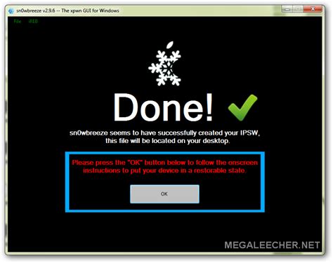 How to create an customized signed IPSW firmware using Sn0wbreeze ...