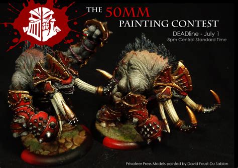 Warmachine/Hordes Painting - The 50mm Painting Contest |Don Suratos ART