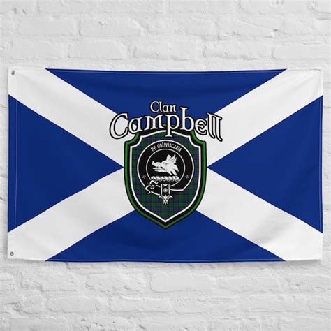 Clan Campbell Scottish Family Crest Scotland Flag Scottish | Etsy