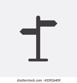 Signpost Vector Icon Stock Vector (Royalty Free) 471119315 | Shutterstock