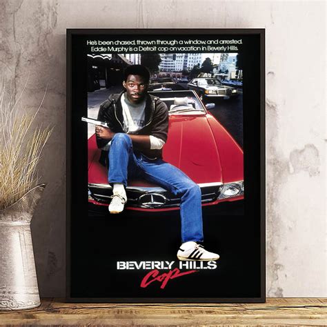 movie poster, film poster, beverly hills cop poster, wall ar - Inspire Uplift