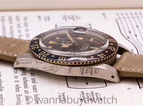 Rolex GMT ref 6542 Original Bakelite Bezel circa 1959