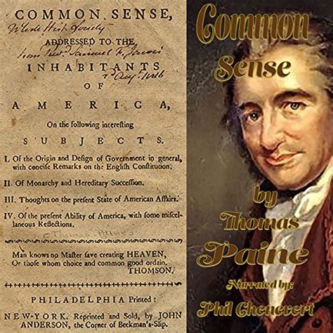 Common Sense by Thomas Paine - Audiobook - Audible.com