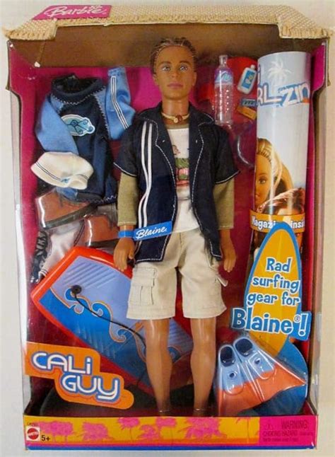 Amazon.com: Barbie Cali Guy Blaine Doll with Surfing Accesories : Toys & Games