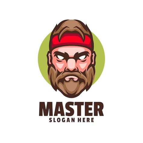 Premium Vector | Fighter man mascot logo vector