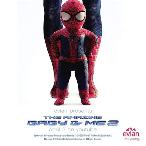 Spider-Man Dances with a Baby Version of Himself in an Evian Water Ad ...