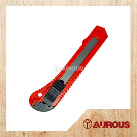 PLASTIC HANDLE KNIFE PAPER CUTTER-(COLOUR RANDOMLY) - Aurous Hardware Online Store