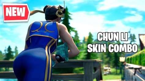 Fortnite CHUN LI Skin Gameplay - Street Fighter Skins - YouTube