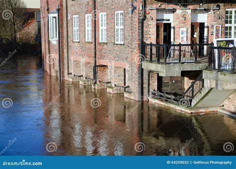 Floods in York editorial photography. Image of catastrophic - 64259032