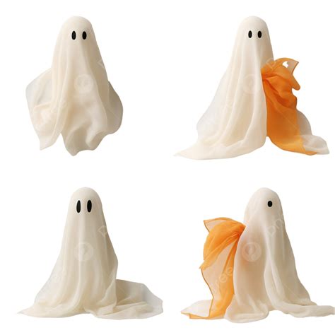 Diy Halloween Ghost Of Starch And Gauze Orange, Gift Idea, Decor ...