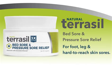 Terrasil Bed Sores Treatment Cream - Natural Healing for Pressure Sores & Ulcers - 44gm Jar