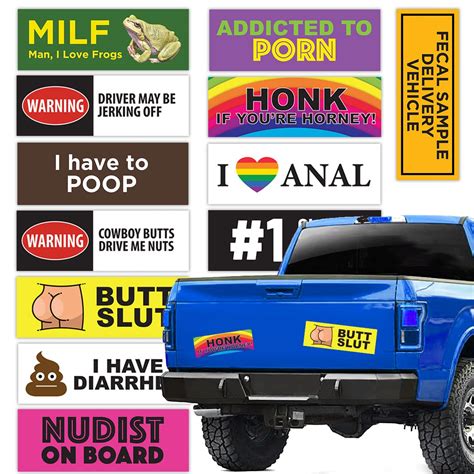 Funny Truck Bumper Stickers