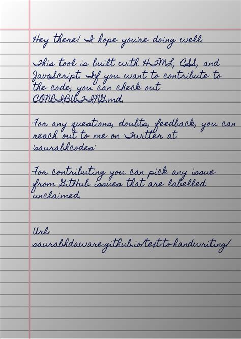 Handwriting Generator: I made a Text-to-handwriting tool to write my college assignments for me ...