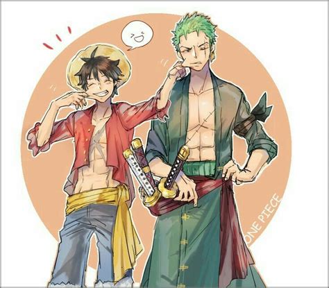 Luffy, Zoro, cute, funny, text, pinching, cheeks; One Piece | Anime one piece, Una pieza ...