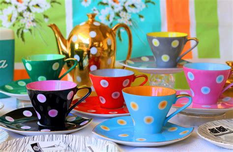 Polka Dot Tea Set jigsaw puzzle in Puzzle of the Day puzzles on TheJigsawPuzzles.com