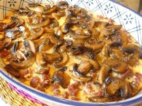 Dessert Recipes - Savory Mushroom Beef Casserole