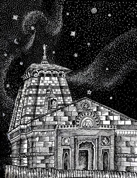 Kedarnath temple | Temple, Drawings