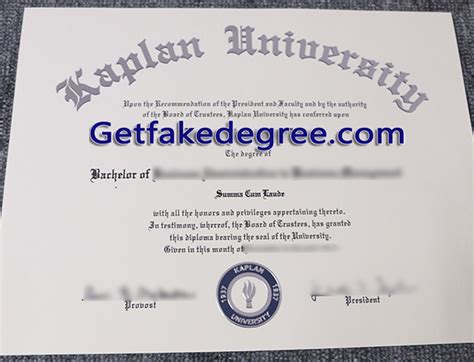 Create Fake Kaplan University Diploma in US - Buy Fake High School and University Diplomas ...