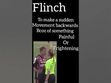 flinch meaning - YouTube