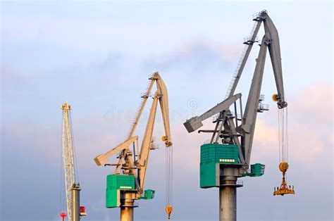 Quay Cranes stock photo. Image of container, logistic - 6210278