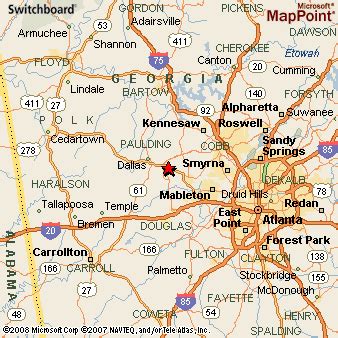 Where is Hiram, Georgia? see area map & more