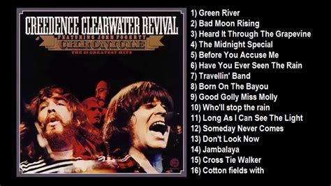 CREEDENCE CLEARWATER REVIVAL GREATEST HITS - YouTube