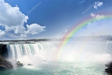 Rainbows at Niagara Falls — Stock Photo © elenathewise #4565381