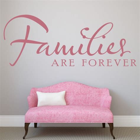 Families Are Forever Wall Stickers Family Wall Art