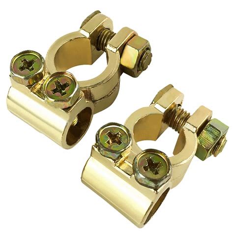 Useful 2pc 12V Battery Terminals Connectors Clamps for Car Caravan ...