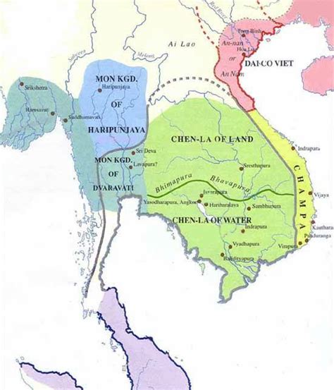 Khmer Empire Maps, Cambodia