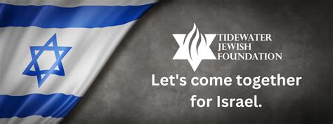 Support for Israel | Tidewater Jewish Foundation