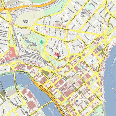 Brisbane Metro Map - ToursMaps.com