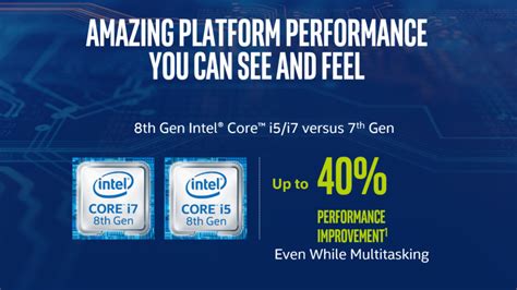 [Intel] เผยผลทดสอบ Core i5 Gen 8 เร็วแรงขึ้นกว่ารุ่นเดิม Core i5 Gen 7 ...