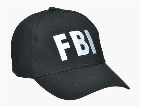 Fbi Cap Hat Png - Fbi Baseball Cap Png, Transparent Png - kindpng