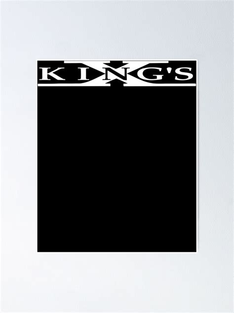 "Kings X Logo Merchandise" Poster for Sale by BernardoOr | Redbubble