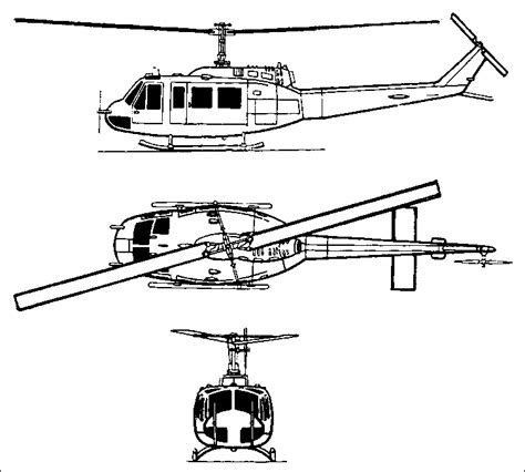 Bell Model 205 / UH-1 "Iroquois" / "Huey" - Stingray's List of Rotorcraft