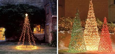 How to Make an Outdoor Lighted Christmas Tree | 7 Easy Steps