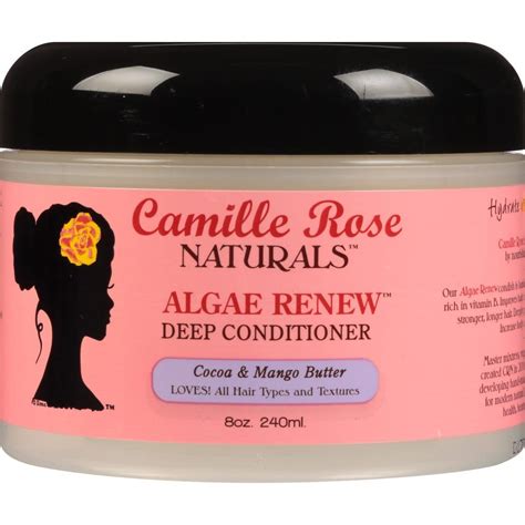 Camille Rose Naturals Algae Renew Deep Conditioner, Cocoa & Mango Butter - 8 oz | Deep ...