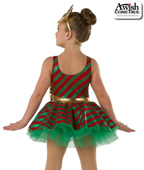 Quality, Affordable - Striped Christmas Dance Costume