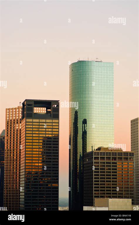 Texas, Houston. Downtown skyline Stock Photo - Alamy